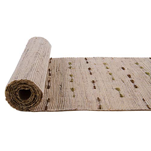Lkh Ramie Cloth Burlap Table Runner, Pastoral Fabric Hand-Woven Table Runner, Simple And Generous, Easy To Clean(Size:35×280Cm) #TOP5