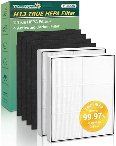 Whirlpool Water Filters Parts HEPA Filter & 4x Pre-Filters For Whirlpool Whispure AP / WP Series Air Purifiers Whirlpool 4 Number In Pack Water Filters - Foto 9