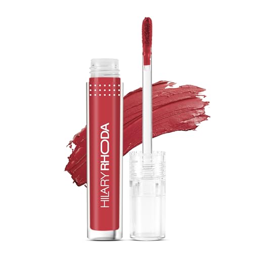 Image of Hilary Rhoda Power Of Matte Liquid Lipstick | Buildable Colour | Long Lasting & Matte Finish | Lightweight & Non-Drying Formula | Smudge Proof & Non-Transferable | 3ml (Old Rose - Shade 12)