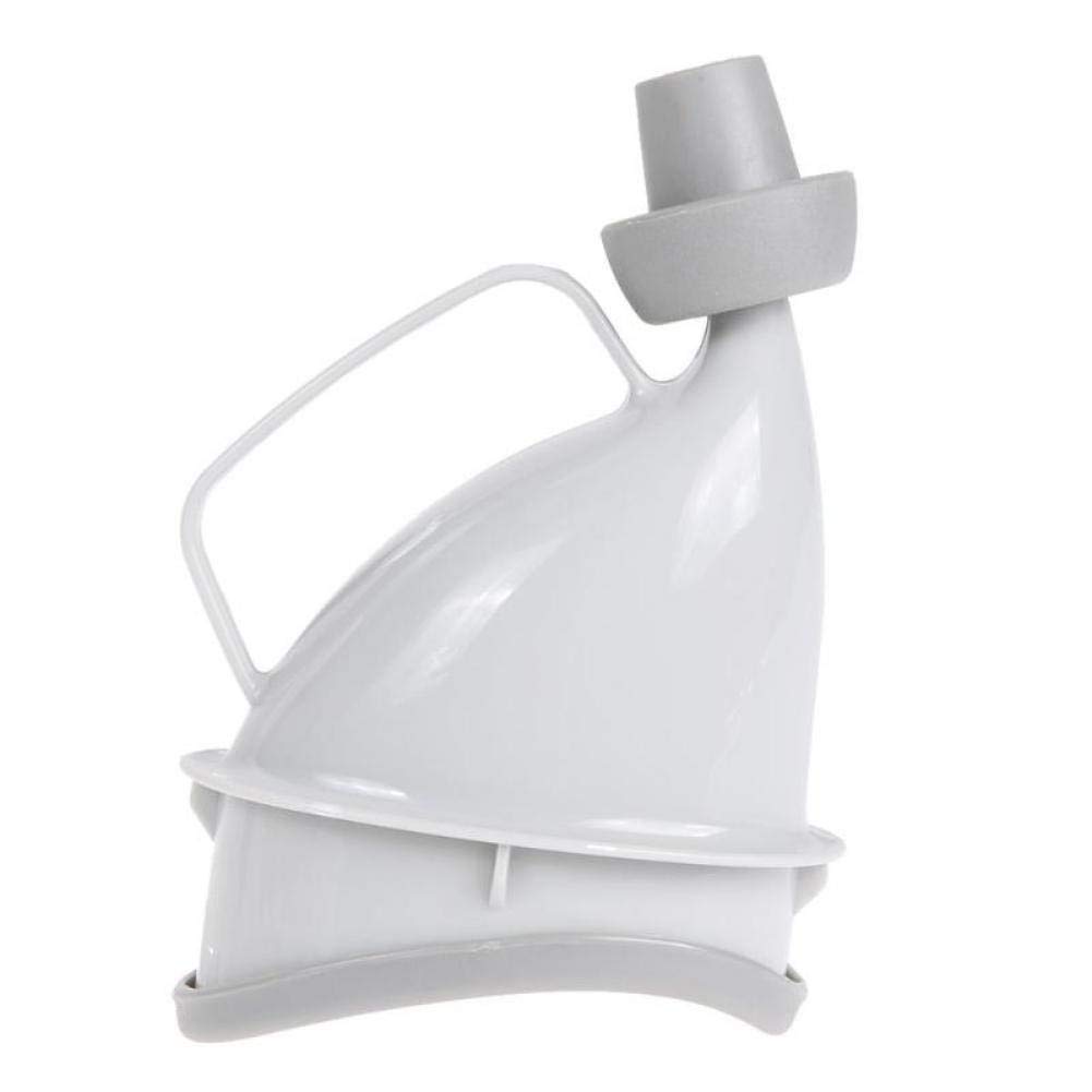 Ruluti Men's Grey Travel Urination Device Camping Pee Urinal Outdoor Emergency Sitting Standing Urination,