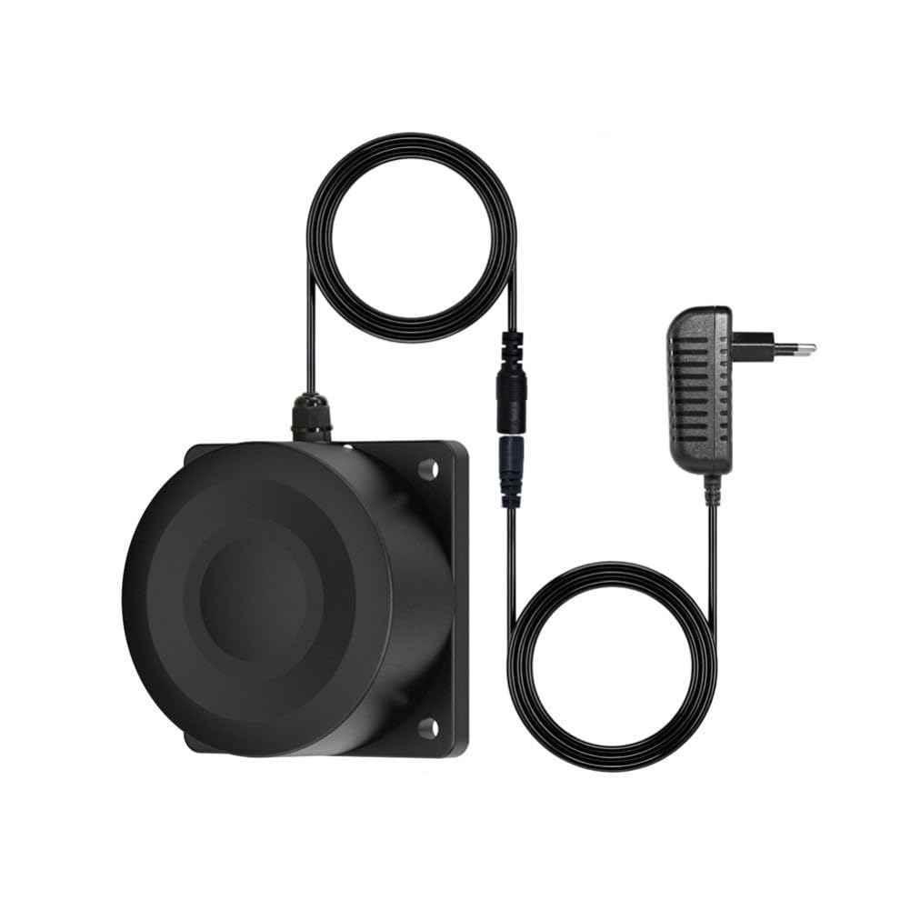 Sensore di livello dell'acqua acustico WiFi con batteria da 7800 mAh, monitor del serbatoio senza contatto per Tuya per app intelligente, misuratore di profondità impermeabile IP65, portata
