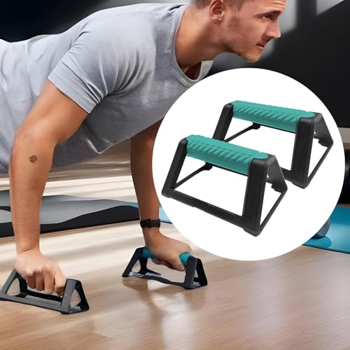 Barres de pompes pour homme, outil de musculation pour muscles | Support multifonction en forme de H pour femmes et hommes, équipement d'étirement de gym à domicile – Image 4