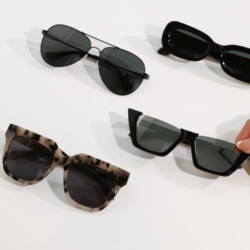 Sonix Aviator Sunglasses, Black, One Size3