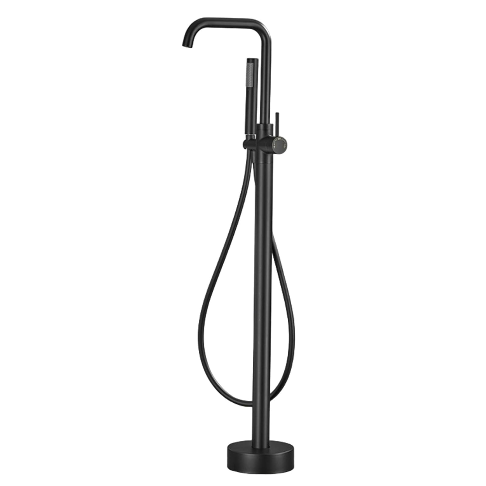 ZYCHSJXA Garden Hose Stand with Faucet and Spray Gun - Efficient Irrigation Solution Black Water Column Support for Easy Watering Maintenance