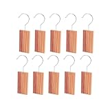 Ekoama 10 x natürliche Chips für Kleiderschränke, Schuhschränke, Mottengerüche, beseitigt, sicher, freundlich, desodorierend