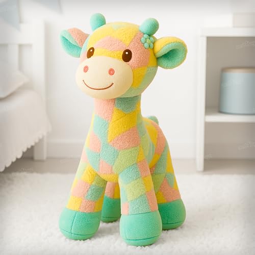 Image of Zest 4 Toyz Soft Toy for Girls (30 cm) | Baby Toys | Cute Stuffed Animal Plush Toy | Giraffe Soft Toy Cuddly Teddy Bear for Kids | Birthday Gift Girls - Multicolor