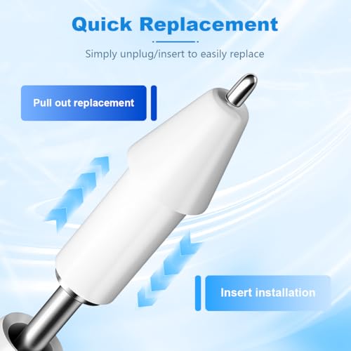 Image of ZORBES 2 Pack Replacement Stylus Pen Nibs Compatible with Xiao-mi Smart Pen 2nd Generation, Soft Rubber and Metal Ball Pen Tips for Smooth Touch Control, Pen Nibs for Writing and Drawing