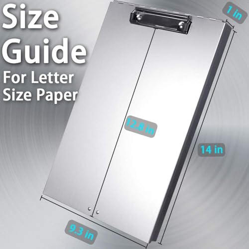 Rocoff 12 Metal Clipboard With Storage thumb #3