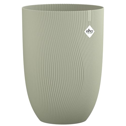 Elho Sereh High 30 - Pot de Fleur - Interieur & Extérieur - Plastique 100% Recyclé - Ø 29.5 x H...