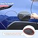 Aunginsy Car Fuel Filler Gas Tank Cap Cover Compatible with Subaru Crosstrek GU 2023-2025 Car Oil Gas Cap Fuel Trim Cover Fuel Filler Cap Door Scratches Protection Sticker ABS Exterior Accessories