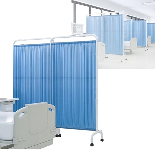 ZNGEPHAP Biombo Divisor de habitación, 1/2/3/4/5 Paneles, biombo médico, 1,8 m de Alto, Plegable, para clínica, Pacientes y Salas de Examen, Cerca Temporal (Color 1, 1 Panel)