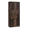 Sauder select storage cabinet pantry cabinet kitchen storage with adjustable shelves bathroom storage cabinet in reclaimed pine  urban country home decor
