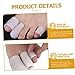 Healifty 30pcs Toe Sleeves Protectors Gel Toe Separators for Comfortable Fit Washable Reusable for Active Lifestyles and Daily Use