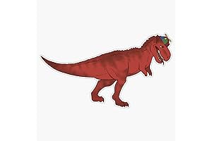 Carno Dinosaur Vinyl Decal Bumper Sticker