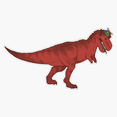 Carno Dinosaur Vinyl Decal Bumper Sticker