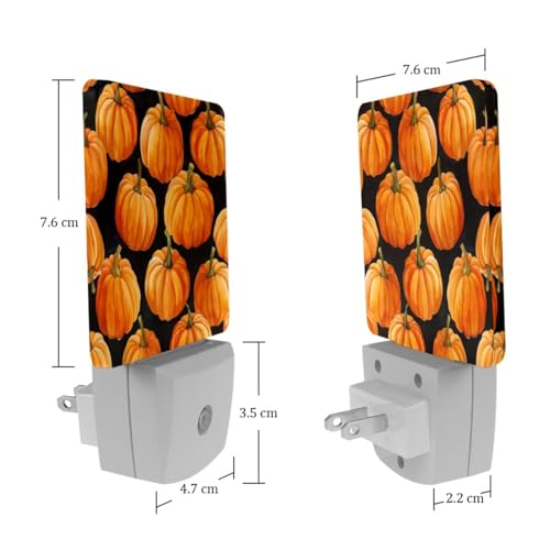 Lámparas de Noche LED Plug-in Pack 2 Calabazas Otoño miniatura 7
