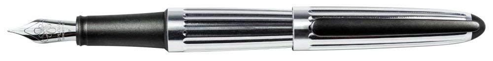 Diplomat D40305023 Aero Factory Aluminum Fountain Pen with Steel Fine Nib