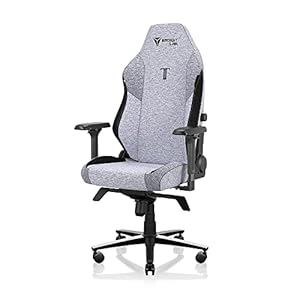 Secretlab Titan Evo Cookies & Cream Gaming Chair – Reclining, Ergonomic & Heavy Duty Computer Chair with 4D Armrests, Magnetic Head Pillow & Lumbar Support – Big and Tall 395 lbs – Gray – Fabric