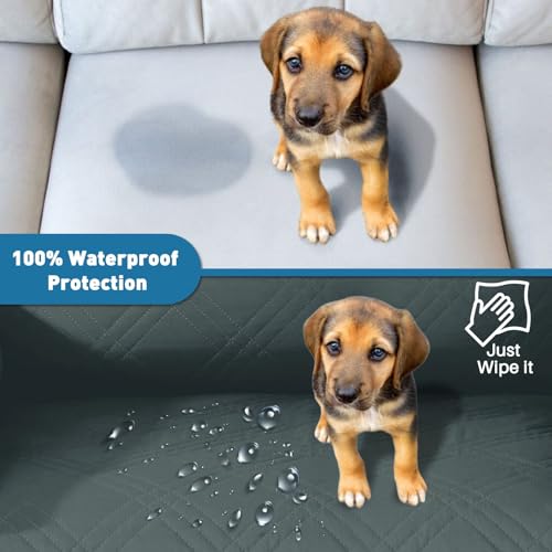 Funda impermeable para sillón reclinable y protector de muebles lavable para perros 6