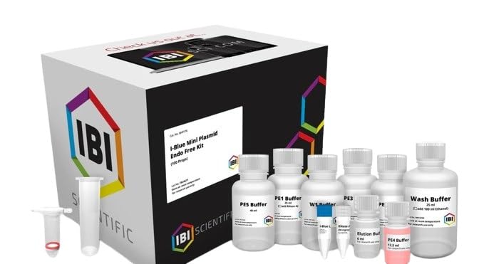 IB47176 I-Blue Mini Plasmid Endo-Free Kit (Pack of 100)