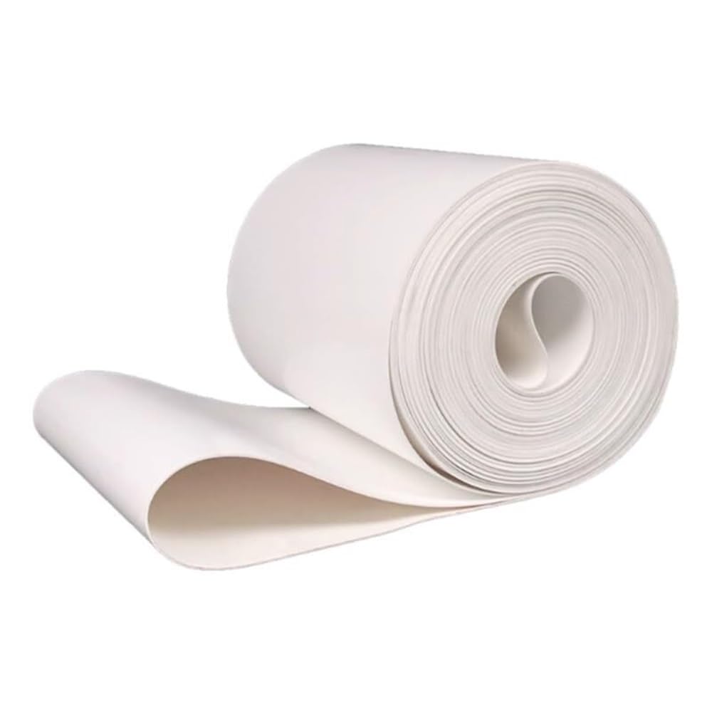 AYCDL Industrial White PVC Conveyor Belt, 3mm Thick, 20x1000cm for Packaging, Production Line, Factory Use, Durable & Versatile Material, Ideal for Home & Industry.,White-20x200cm