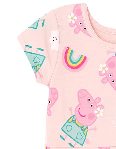 Peppa Pig Girls French Terry Skater Dress Toddler to Little Kid2
