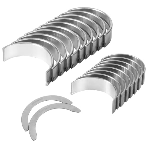 21020-2B100 STD Connecting Rod Bearings and Crankshaft Main Bearing Set, Fit for Hyundai Elantra for Kia Soul Accent Rio 1.6L Turbo 2013-2020, Replace 23060-2B701 2B100-2B701, 20Pcs