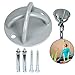 Wall Mount Bracket for Suspension Straps. Resistance Trainer - Wall and Ceiling Mount Anchor for Olympic Rings, Body Weight Strength Training Systems, Yoga Swings & Boxing Equipment #81389
