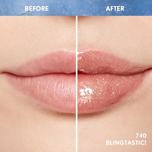 Covergirl Clean Fresh Yummy Plumper Lip Gloss, 740 Blingtastic, Shiny, Vegan Formula, Easy to Apply, Minty Flavor, 0.33oz - image 6