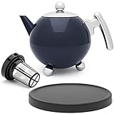 Der bauchige Tee Zubereiter mit 1200 ml Kapazität und doppelwandigem Edelstahl ist ein originelles Geschenk zu jedem Anlass wie Weihnachten, Geburtstage, Hochzeiten oder einfach für Teeliebhaber geeignet