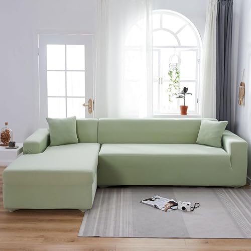 Housse de canapé extensible universelle haute élasticité protection verte