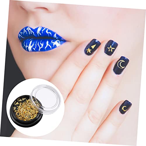 Beaupretty 8 Caixas De Acessórios De Arte Para Unhas Blush Decoração De Metal Decoração De Diamante