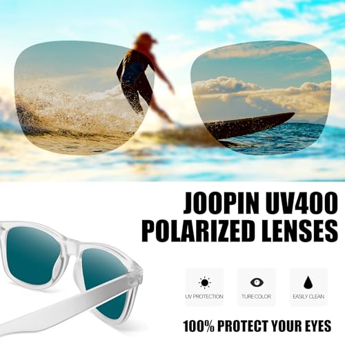 Image of Joopin Square Sunglasses Polarized UV400 Designer Sun Glasses Men Women