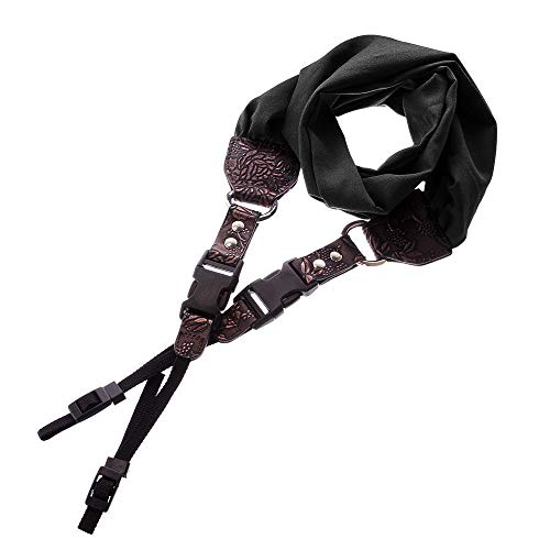 FocusFoto Soft Vintage Fahion Photo Universal Camera Shoulder Neck Strap Scarf Type Fabric