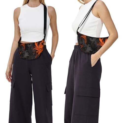 Crescent Crossbody Bag for Women Men Trendy Small Sling Hobos2