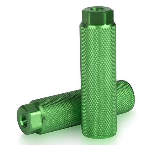 KINSPORY 2PC Aluminum BMX Bike Pegs 3/8