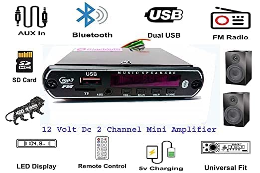 Image of Ephemeral Car FM,AUX & USB,All Bluetooth Mini Car Stereo, MP3 Player with FM,AUX & USB (by TELESOUND MAGICMINI)
