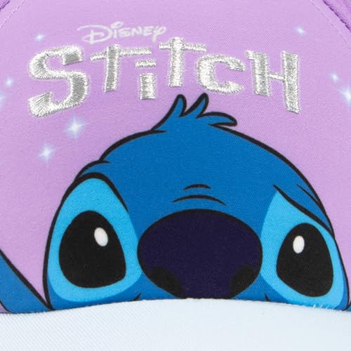 Disney Cap for Girls | Lilo and Stitch Hat | Stitch Girls Baseball Cap | Embroidered Summer Hat | Purple One Size2