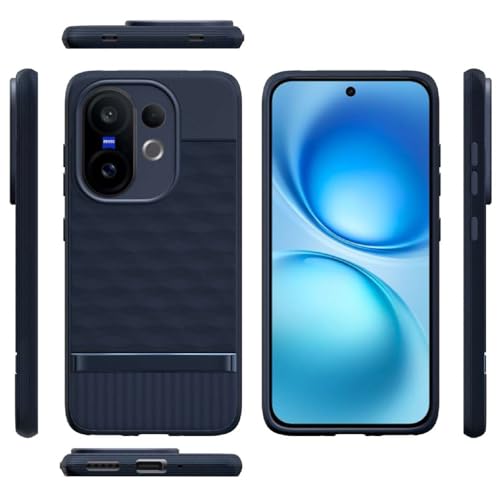 Image of Shockproof Case for Vivo V60 5G / V60e 5G / T4 Pro 5G | Full Camera Protection | TPU Flexible Back Cover for Vivo V60 5G / V60e 5G / T4 Pro 5G (Steel Blue)
