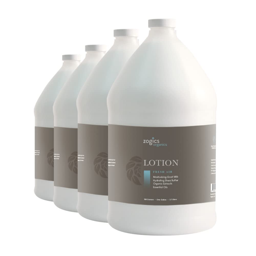 Zogics Organics Body Lotion Hydrating Body Lotion for Women and Men Made with Essential Oils and Goats Milk