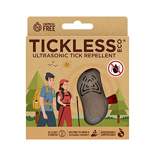 Tickless ECO - Biodegradable Ultrasonic Tick Bite Prevention - Brown