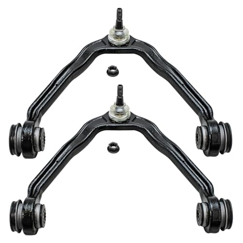Image of Detroit Axle - RWD 10pc Front End Kit for 1999-2006 Chevy Silverado 1500 GMC Sierra 1500, 2000 2001 2002 2003 2004 2005 Upper Lower Control Arms w /Ball Joint Inner Outer Tie Rods Boots