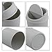 Fiazony Plastic Desktop Mini Trash Can with Swing Lid, Grey