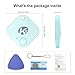KZO Bluetooth Air Tracker Tag 1 Pack, iOS and Android Compatible, Find Nearby, Phone Finder, Loud Ring, Replaceable Battery, Suitable to Track Keys/Backpacks/Luggage/Suitcases, Green