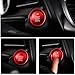 Thor-Ind Car Engine Start Stop Push Button Cover Trim and Surrounding Decorative Ring for 2 3 6 CX-3 CX-4 CX-5 CX-9 MX-5 Ignition Starter Switch Knob Decoration Sticker (Engine Button Trim -Red)