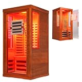 CedarLuma Infrared Sauna with FDA-Certified Red Light Therapy 660nm & 850nm