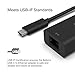 Belkin USB Type C to 2.5 Gb Ethernet Adapter, USB-IF Certified Thunderbolt 3 & 4 / USB-C to LAN Network Adapter Compatible with MacBook Pro/Air, iPad Pro, XPS, Surface, and Other USB C Devices