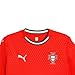 PUMA Men's Soccer 2025 Portugal Home & Away Jersey - RE:Fibre Technology, Comfortable Fit, Official Badge (US, Alpha, Large, Regular, Regular, Home - Red)