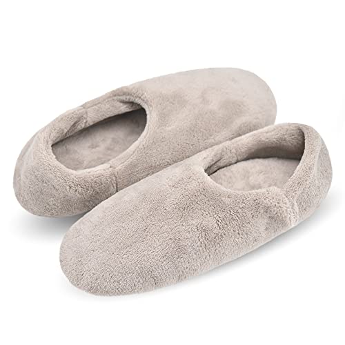 Keyela Unisex-adults Slipper Socks with Grippers Fuzzy House Slippers for Men's and Women's Indoor Winter Warm Fleece Lined Sock Slippers