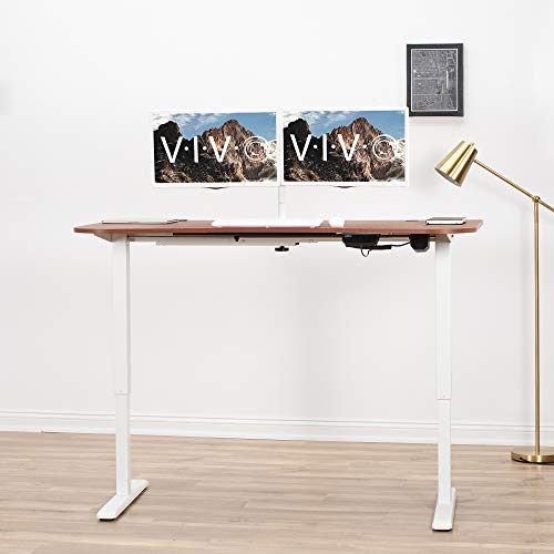VIVO Electric Height Adjustable 63 x 32 inch Memory Stand Up Desk ...